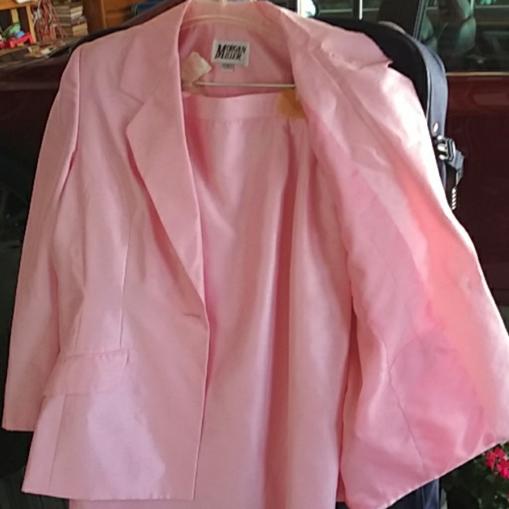Pink Skirt and jacket suit from Morgan Miller